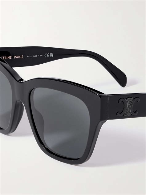 celine square sunglasses in acetate with polarized lenses|WOMEN'S LUXURY SQUARE SUNGLASSES .